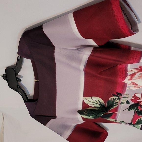 𝅺Gaby Skye Women's Scuba Floral Dress - Picture 11 of 15